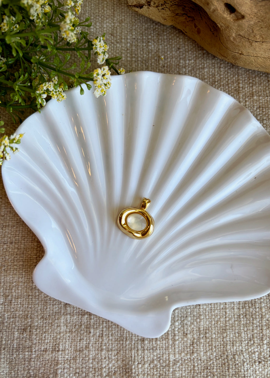 The Gilded Gemstone Pendants