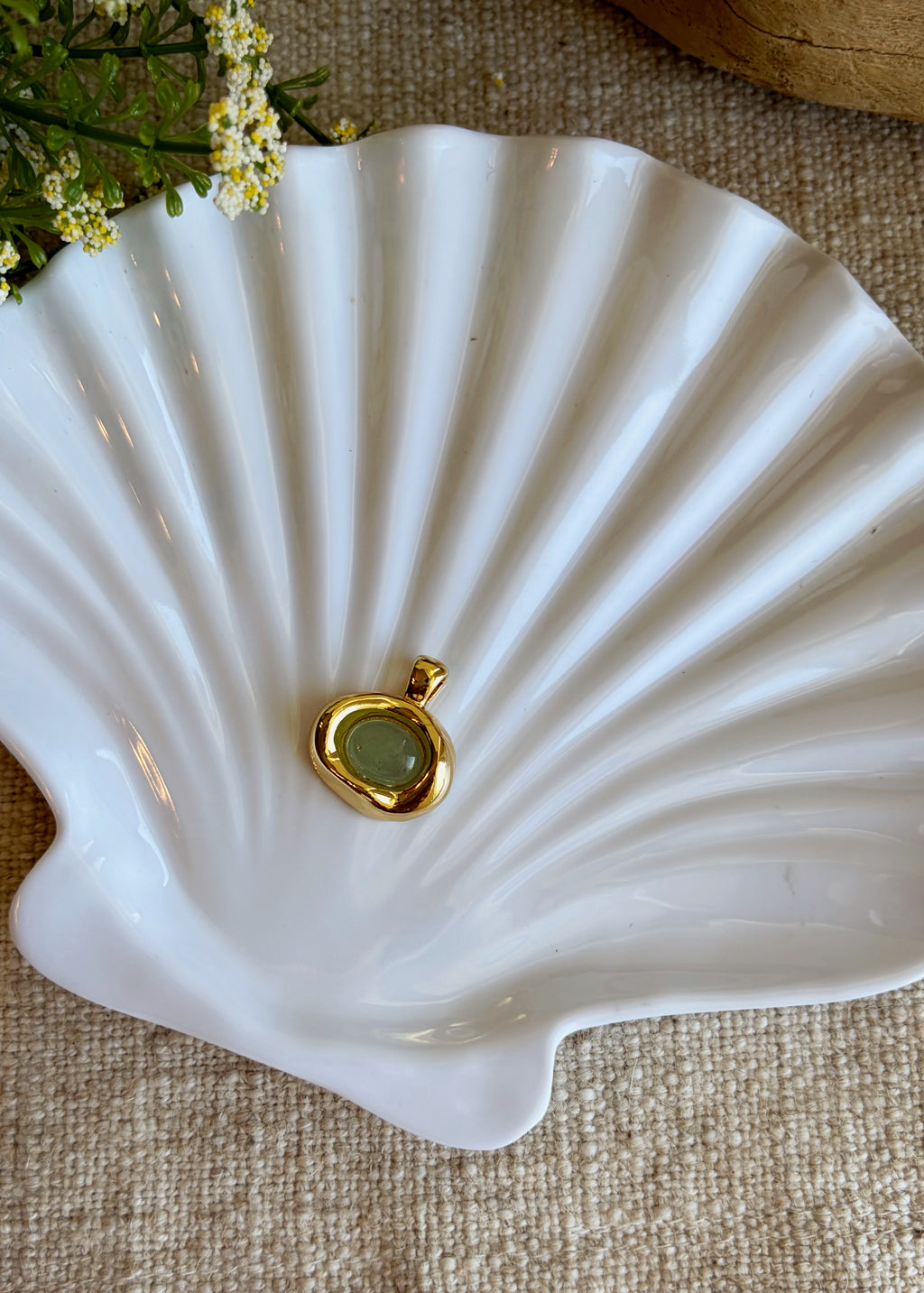 The Gilded Gemstone Pendants