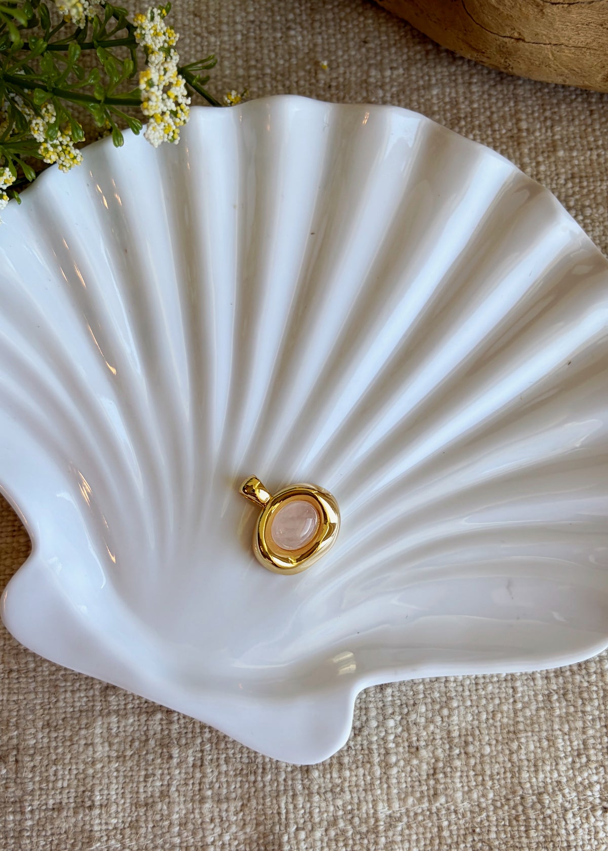 The Gilded Gemstone Pendants