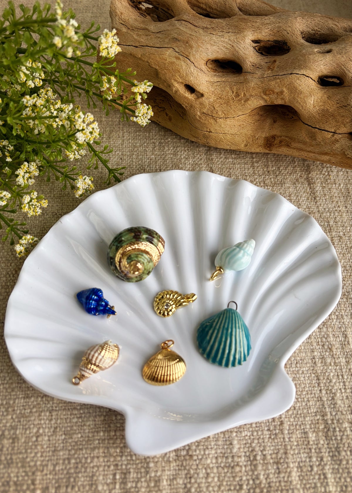 She Sells Seashells Charms